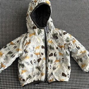 The North face Reversible 12-18 month old winter jacket